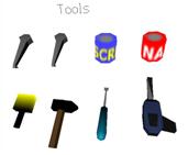 Figure 4-3: Tools used to build the Virtual Gazebo